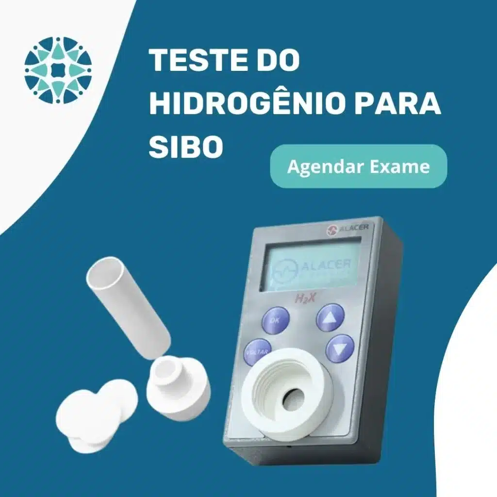 Teste Respiratório para SIBO no Instituto Medicina em Foco 1 Equipamento utilizado para o teste respiratório do hidrogênio expirado, exame não invasivo para diagnóstico de distúrbios digestivos como SIBO, intolerância à lactose e frutose, realizado em clínica especializada.