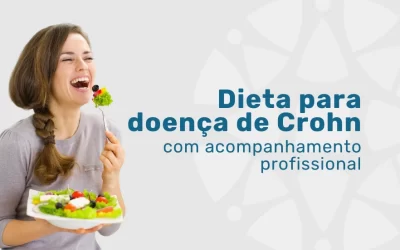 Dieta para doença de Crohn com acompanhamento profissional