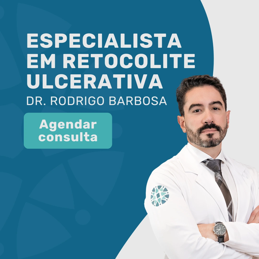 Especialista em Retocolite Ulcerativa, Dr. Rodrigo Barbosa irá te auxiliar no tratamento e dieta para retocolite ulcerativa