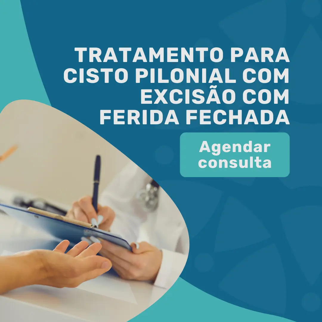 Faça o seu tratamento para cisto pilonidal com Excisão do Cisto Pilonidal com ferida fechada, com Dr. Rodrigo Barbosa