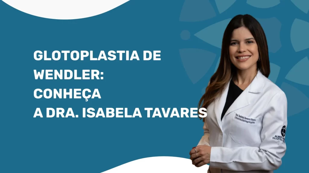 Especialista em Cirurgia de Feminilização Vocal: Dra Isabela 2 Banner com frase: “Especialista em Cirurgia de Feminilização Vocal em São Paulo – Segurança, Técnica e Acolhimento para Voz Feminina Trans. Agende sua consulta.”