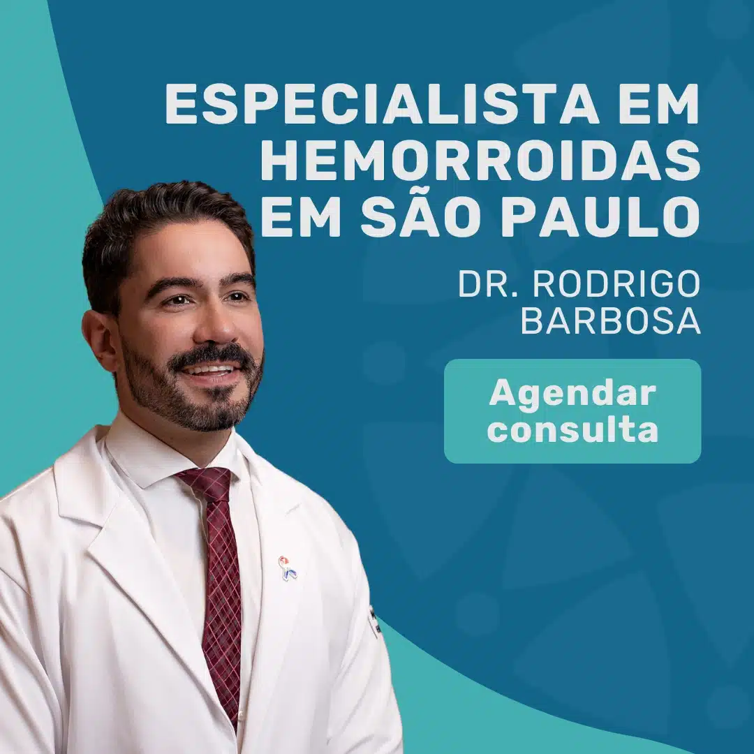 Especialista em Hemorroidas em São Paulo (SP) | 2026 1 Entre em contato para agendar sua consulta com Dr. Rodrigo Barbosa, especialista em hemorroidas em são paulo em São Paulo
