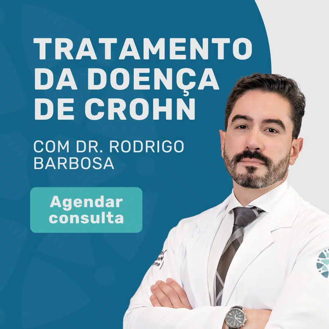 Tratamento da Doença de Crohn: remédios, cirurgia e controle 3 Entre em contato para agendar sua consulta com Dr. Rodrigo Barbosa, coloproctologista em São Paulo, para o tratamento da Doença de Crohn