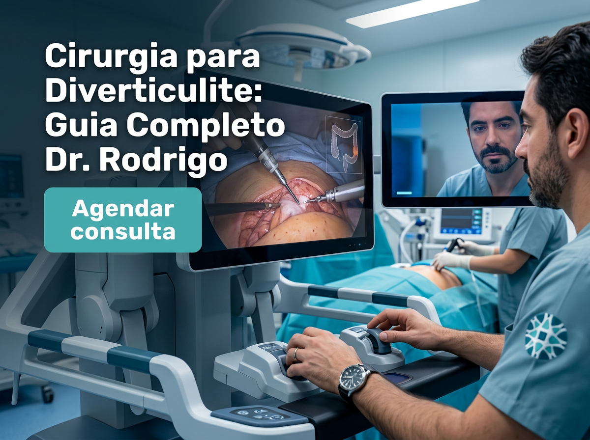 Cirurgia para Diverticulite: Saiba tudo | Dr. Rodrigo Barbosa 3 Abordagens cirúrgicas para diverticulite com Dr. Rodrigo Barbosa e equipe