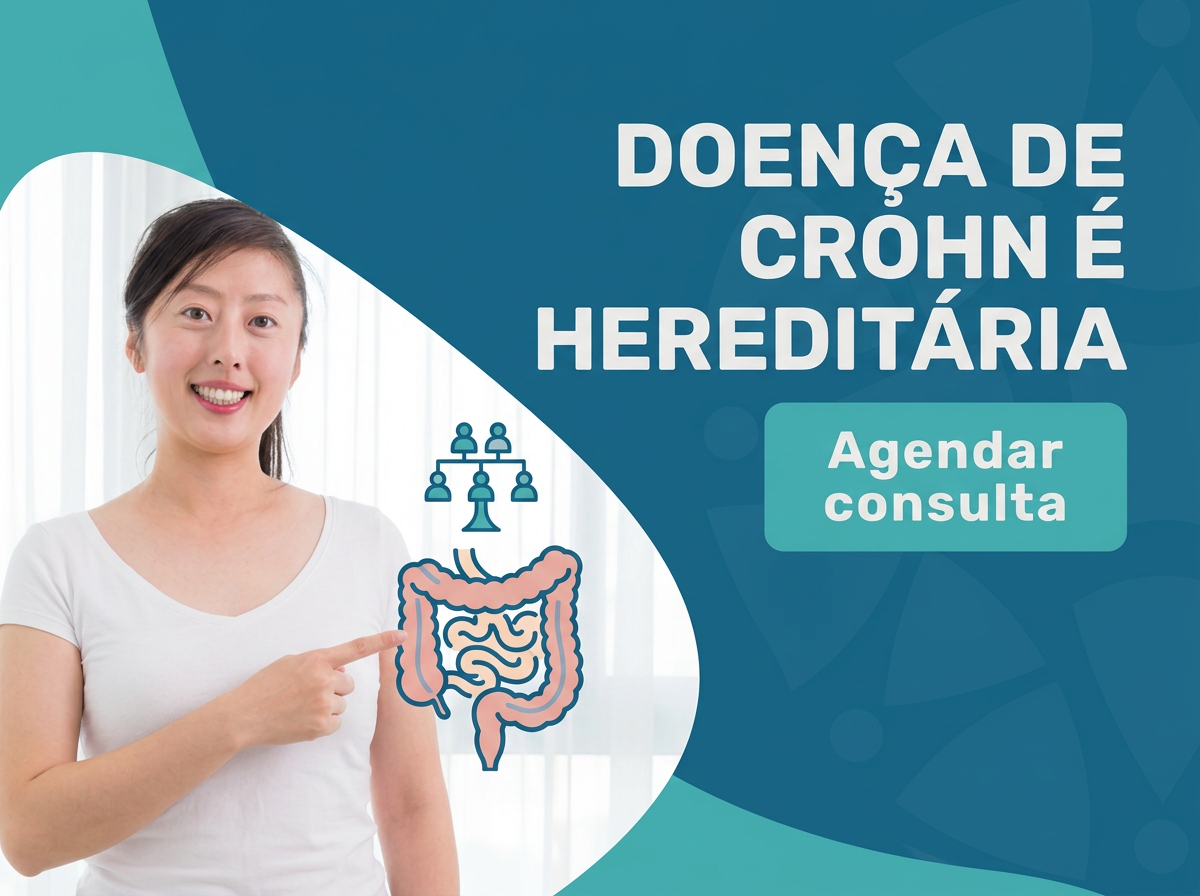 Doença de Crohn é Hereditária? Entenda a Predisposição Genética 2 Interação entre predisposição genética, microbiota intestinal, sistema imune e fatores ambientais na doença de Crohn