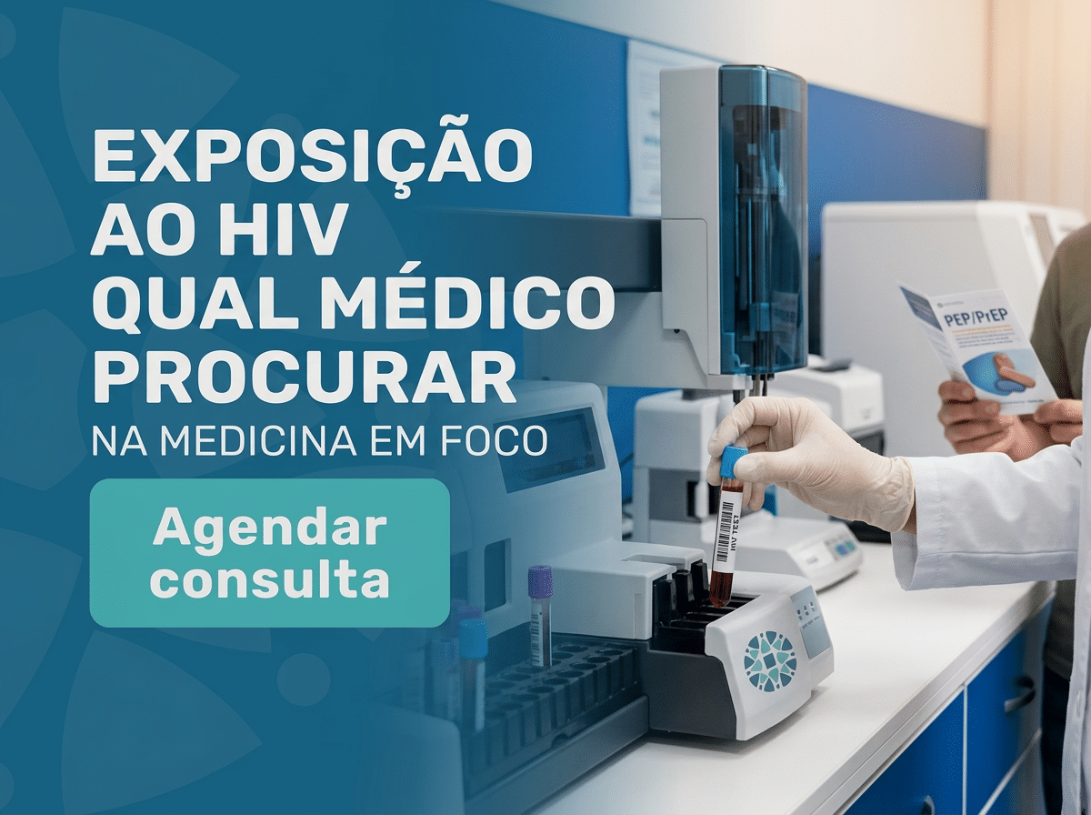 Exposição ao HIV: pronto-socorro ou qual médico procurar? 2 Infectologista orientando paciente sobre profilaxia em consultório