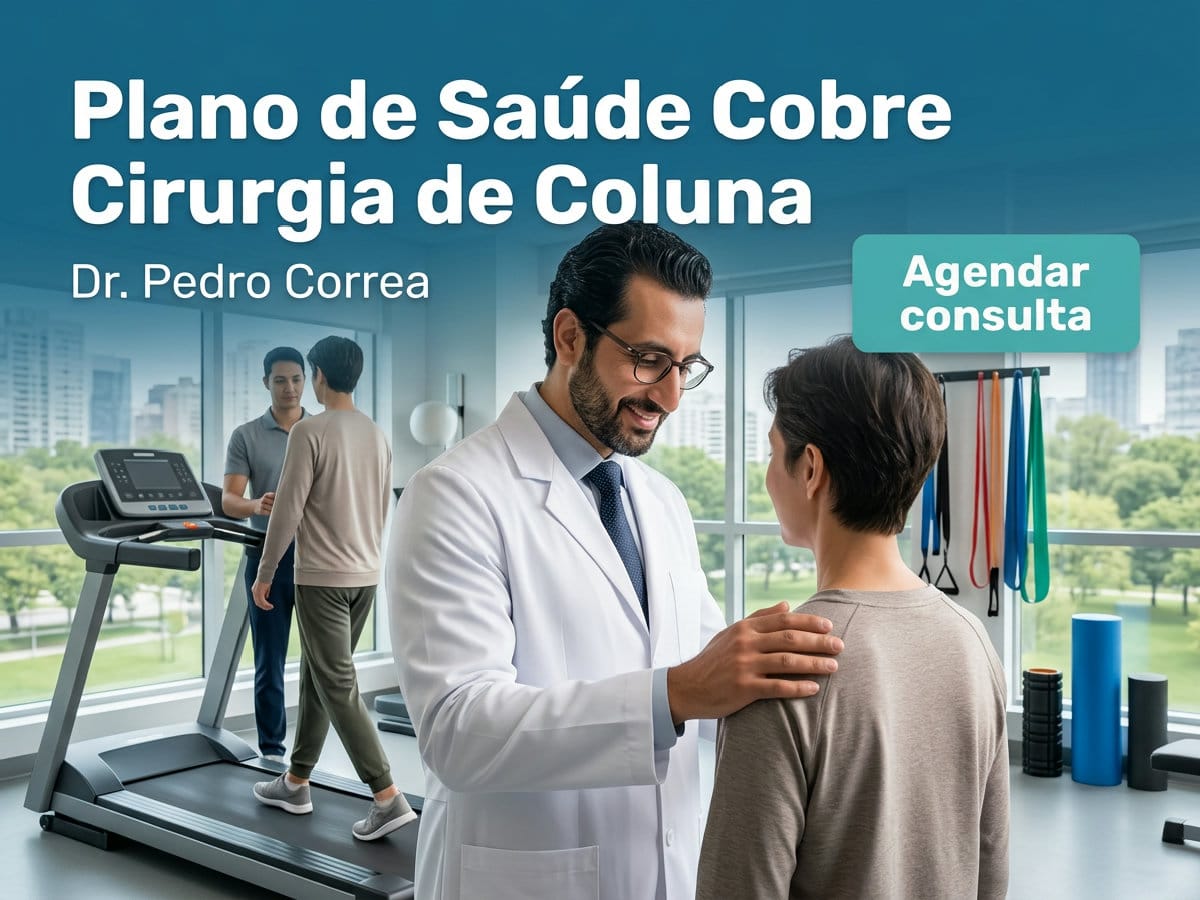 Plano de Saúde Cobre Cirurgia de Coluna? O que Saber 4 Cirurgião orientando paciente sobre o retorno às atividades no pós-operatório — plano de saúde cobre cirurgia de coluna