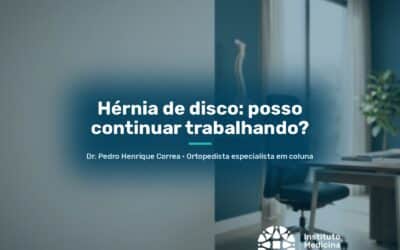 Home 4 Hérnia de disco: posso continuar trabalhando?