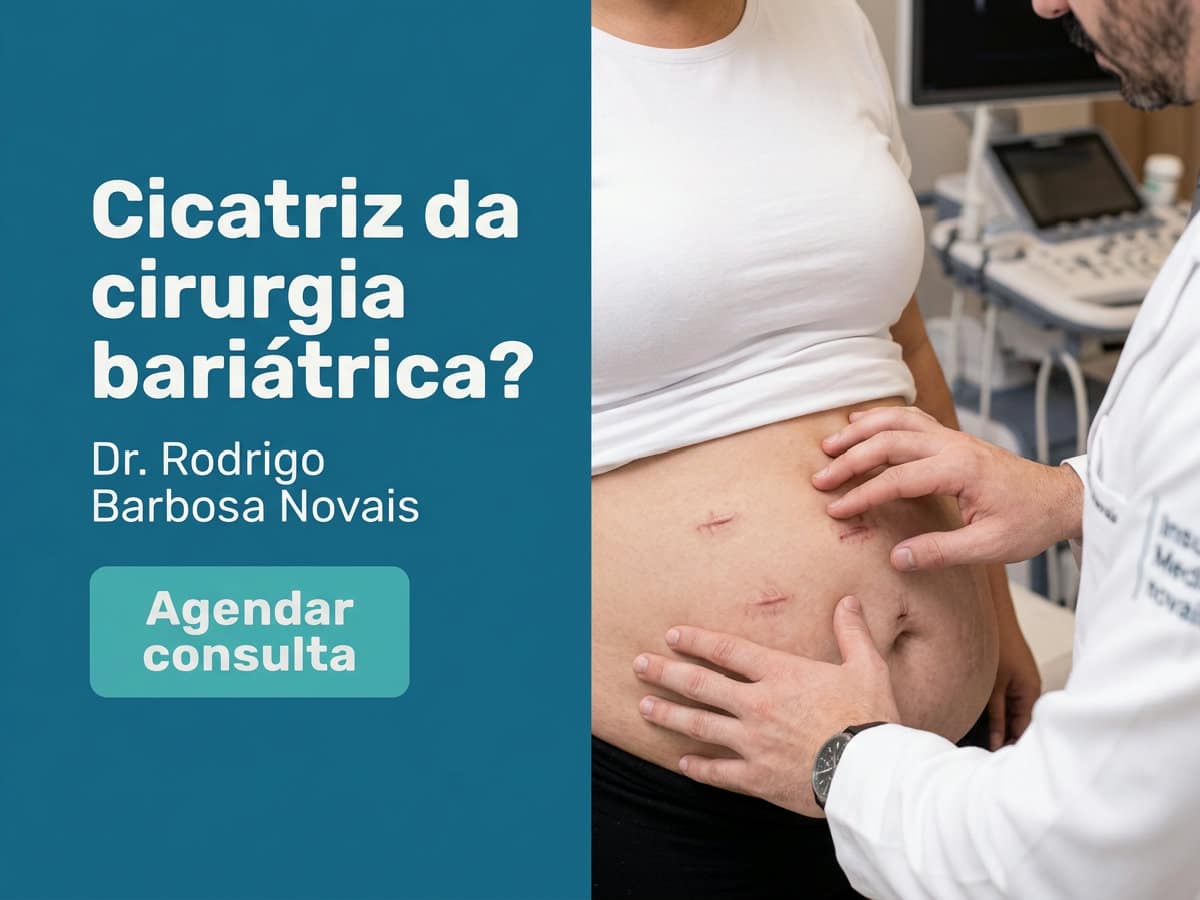 Cicatriz da cirurgia bariátrica: como fica e quanto tempo 4 Imagem ilustrativa — cicatriz da cirurgia bariátrica
