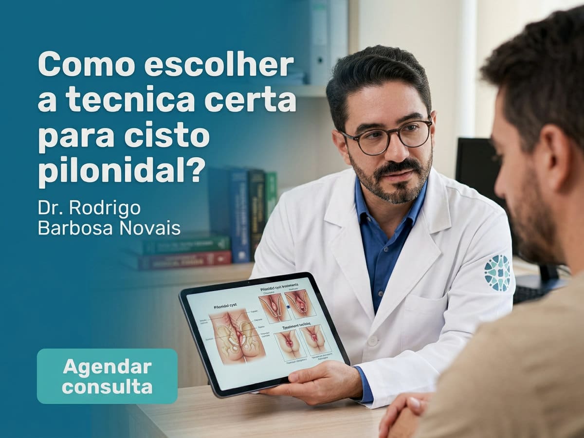 Como escolher a técnica certa para Cisto Pilonidal 4 Imagem ilustrativa — como escolher a tecnica certa para cisto pilonidal