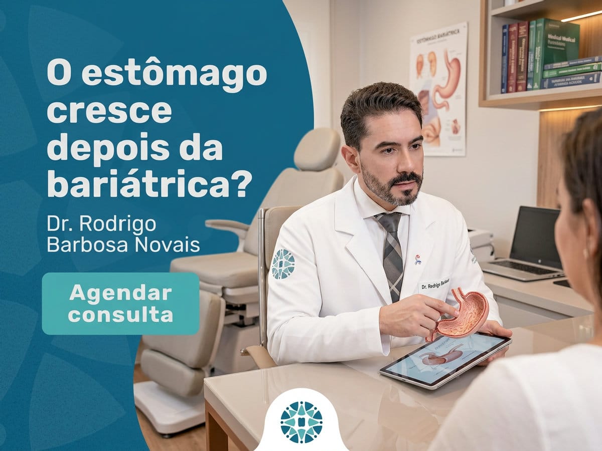 O estômago cresce depois da bariátrica? Sleeve e bypass 4 Avaliação endoscópica do estômago operado — Estômago cresce depois da bariátrica?