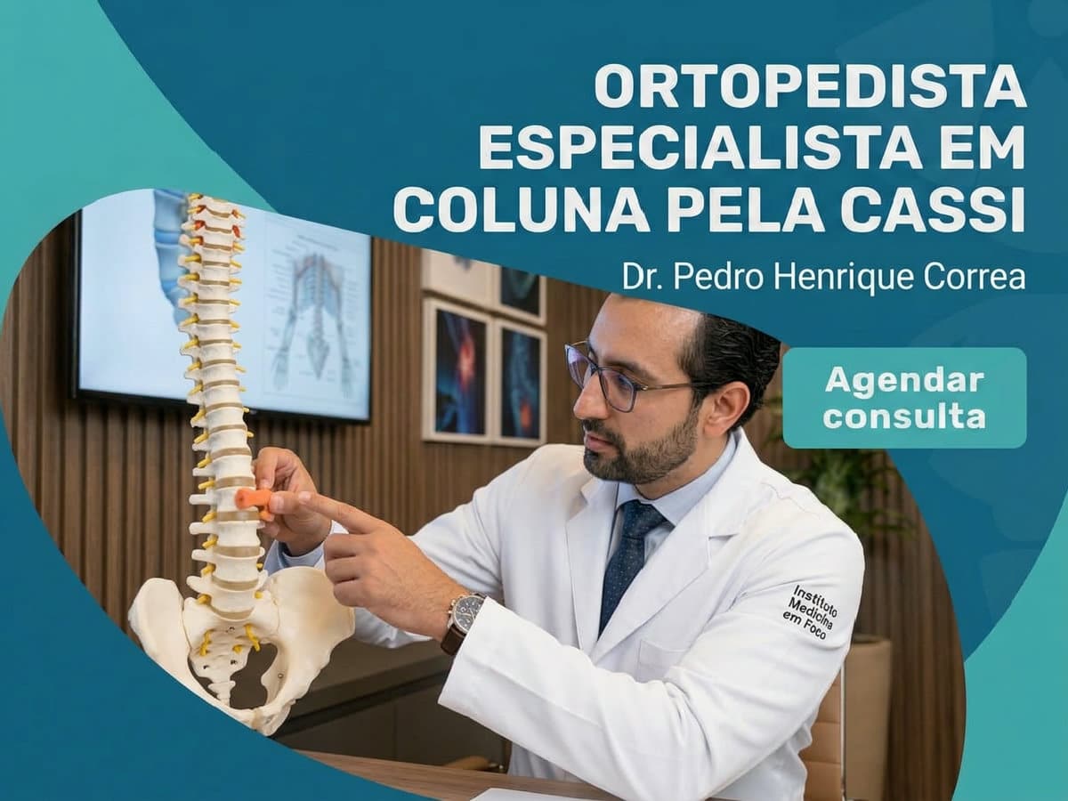 Ortopedista de Coluna pela Cassi em SP 4 Cirurgião de coluna revisando ressonância com paciente em consultório. — ortopedista especialista em coluna pela cassi