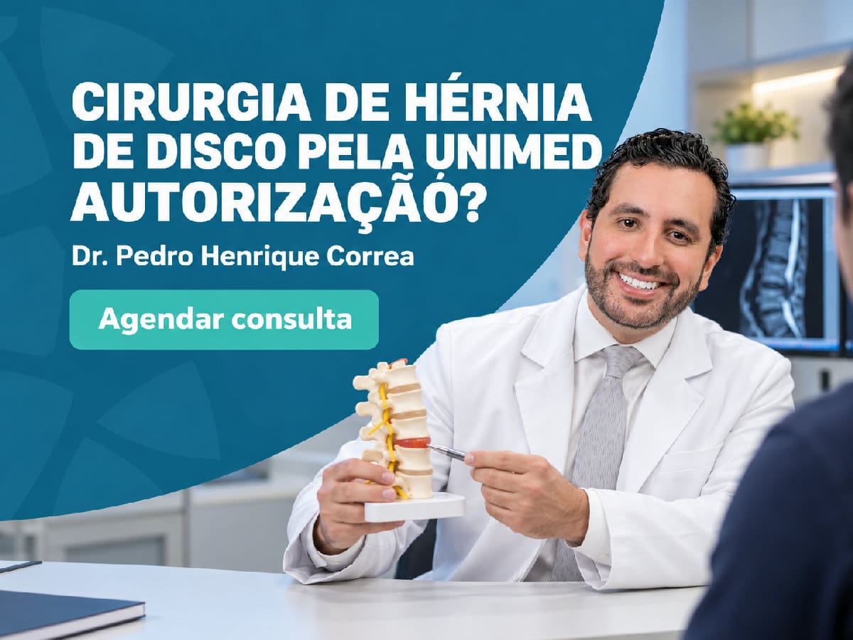 Imagem ilustrativa — cirurgia de hérnia de disco pela unimed autorização