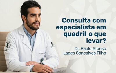 Home 8 Consulta com especialista em quadril: o que levar | São Paulo
