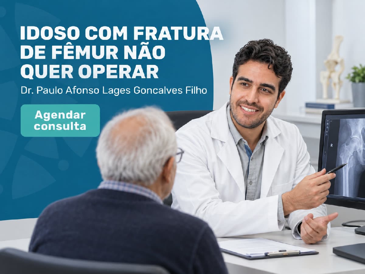 Idoso com fratura de fêmur não quer operar: e agora 4 Imagem ilustrativa — idoso com fratura de fêmur não quer operar: e agora
