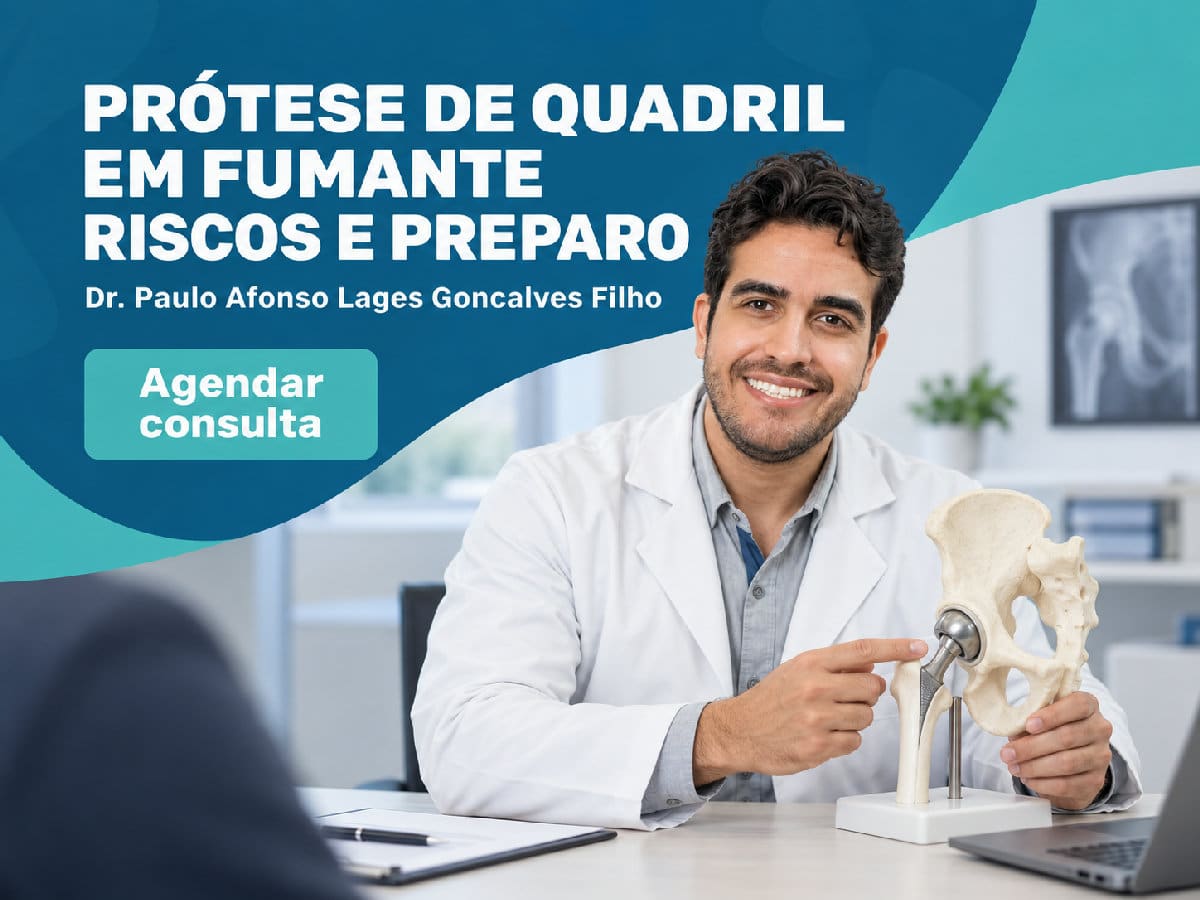 Prótese de quadril em fumante: riscos e preparo | São Paulo 4 Imagem ilustrativa — prótese de quadril em fumante: riscos e preparo
